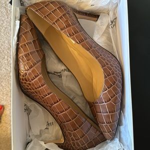 L K Bennett heals real leather